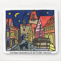 "Cat Night" in Rothenburg mousepads
