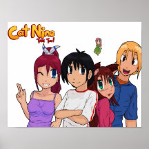Cat Nine Group Shot Posters