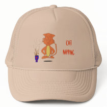 Cat Nipping hats