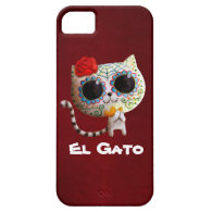 Cat of Day of The Dead iPhone 5 Cover