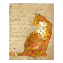 Cat of Many Words Personalized Letterhead