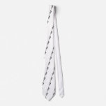 Cat of Nine Tails S&M Whip Outline Silhouette ties