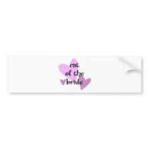 Cat of the Bride bumper stickers by Wedding_Keepsake Cat of the Bride bumper stickers