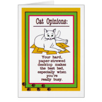 Cat on a Desk cards by ArtzeeMarket Cat on a Desk cards