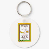 Cat on a Desk keychains