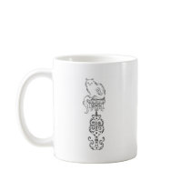 Cat on Pedestal Mugs