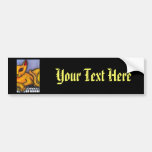 Cat on Piano Keyboard Bumper Stickers