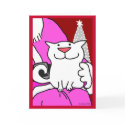 Cat on Santa's Lap cards