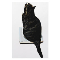 Cat on scales stationery by tirial Cat on scales stationery
