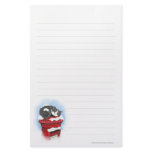 Cat on Snowy English Post Box - Lined stationery