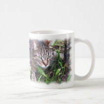 Cat on the prey mugs
