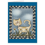 Cat On The Prowl Greeting Cards