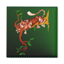 Cat Out On A limb Magnet magnets