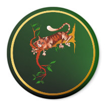 Cat Out On A limb Magnet magnets