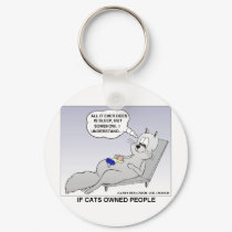Cat Owner Funny Gifts Tees & Collectibles keychains by beardiethor123 Cat Owner Funny Gifts Tees & Collectibles keychains