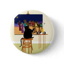 cat Painting Magi buttons by FlyingHorseDesign cat Painting Magi buttons