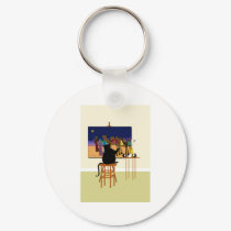 cat Painting Magi keychains by FlyingHorseDesign cat Painting Magi keychains
