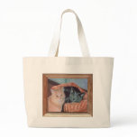 Cat Painting Tote Bags
