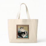 Cat Painting Tote Bags