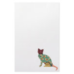 Cat Patchwork Pet Stationary Custom Stationery