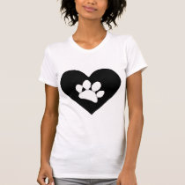 Cat Paw Love T-Shirt t-shirts