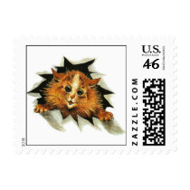 Cat Peeking Postage
