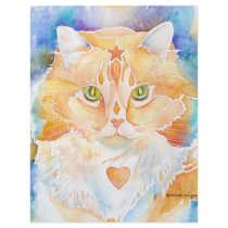 Cat Persian with Heart Custom Flyer