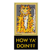 CAT PHOTO CARD howyadoin?