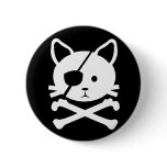 Cat Pirate Button