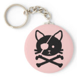 Cat Pirate Keychain