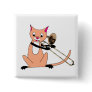 Cat Playing the Trombone Button