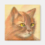 Cat Portrait Magnet