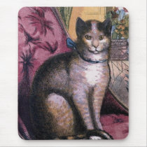 Cat Portrait Mousepad mousepads