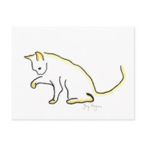Cat Postcard