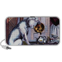 Cat Pouring Tea Laptop Speaker