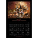 Cat Power 2011 Art Calendar Poster print
