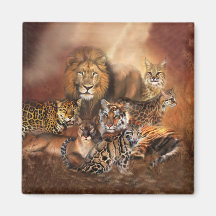 Cat Power Art Magnet