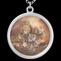 Cat Power Wearable Art Necklace necklaces
