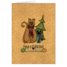 Cat - Purrfect Christmas Greeting Cards
