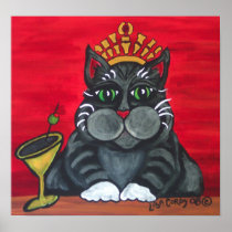 Cat Queen Poster
