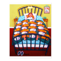 Cat Quilt Postcard