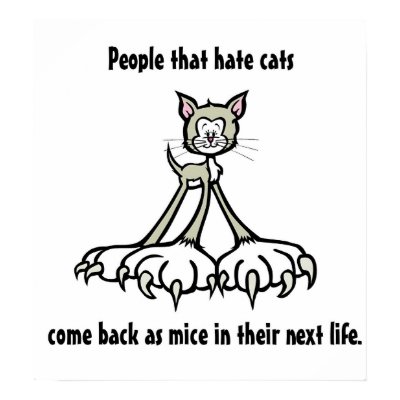 Cat Quotes 3 Print by WildButterflyDesigns