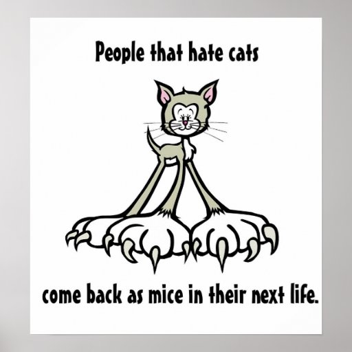 Cat Quotes 3 Print
