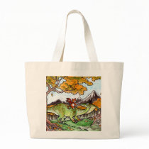 Cat Rides a Dinosaur Bags