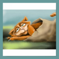 Cat 's out of the bag posters