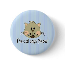 Cat Says Meow buttons by cutespot Cat Says Meow buttons