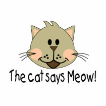 Cat Says Meow photo sculptures by cutespot Cat Says Meow photo sculptures