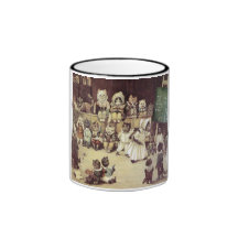 Cat School Mug by Louis Wain