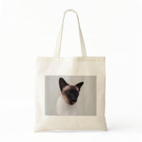 Cat Siamese Portrait bag