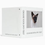 Cat Siamese Portrait Binder